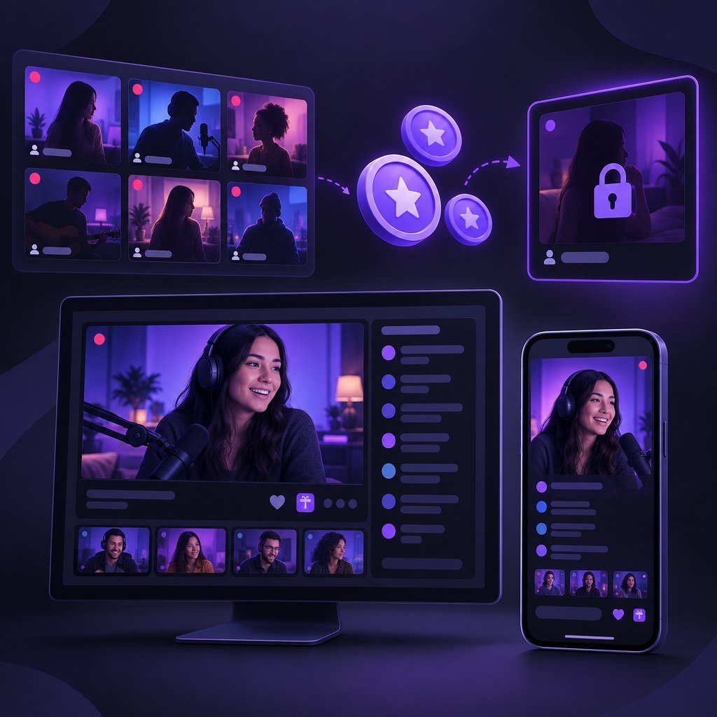 Illustration for StripUnion live cam platform guides
