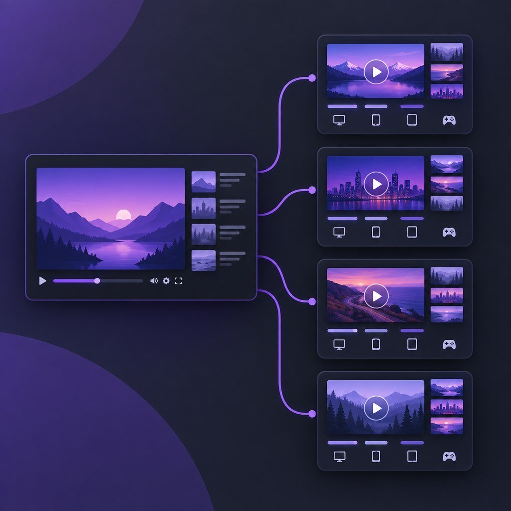 Alternative live streaming platforms comparison concept